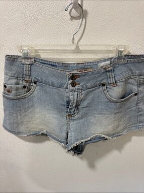 Paris Blues Light Blue Denim Cutoff Shorts